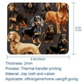thumbnail image 5 of Dachshund Printed Square Desk Mat Gaming Mouse Pad with Non-Slip Rubber Bottom - 8.3x9.8 Inch Office and Gaming Mouse Pad, 5 of 6