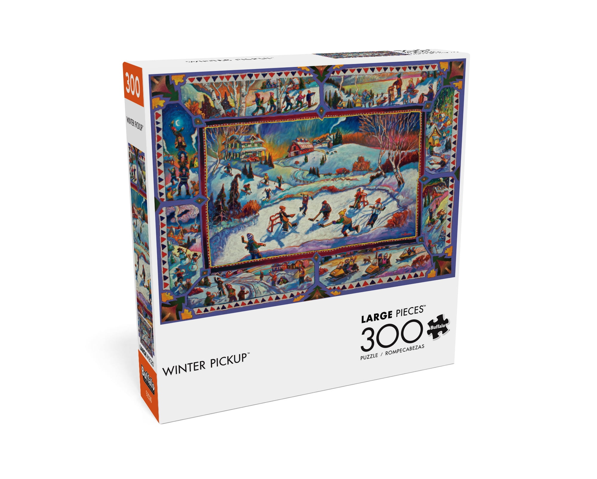 Buffalo Games 300-Piece Large Pieces Winter Pickup Interlocking Jigsaw Puzzle