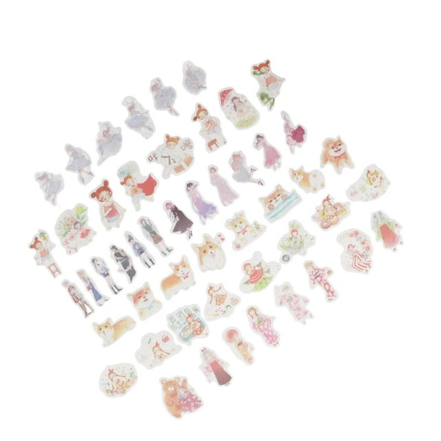 Pegatinas De Papel Japonés Para álbumes De Recortes, Impresión De Alta Precisión, Linda Pegatina Para álbum De Recortes, Amplia Aplicabilidad, 420 Piezas Para Computadora