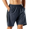 thumbnail image 1 of Men's Workout Running Shorts with Zipper Pockets Quick Dry Lightweight Breathable Gym Shorts, 1 of 7