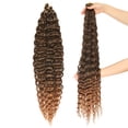 thumbnail image 7 of Eqslft Ocean Wave Crochet Hair, Deep Wave Curly Braiding Hair Extensions,Bundles Brazilian Hair Weave Bundles, Curly Extensions for Boho Braids, 7 of 7