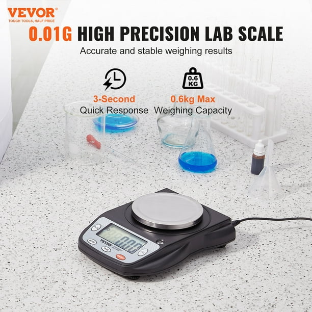 Bonvoisin Lab Scale 5000g X 0.01g – High-Precision Analytical Balance With 13 Units, USB Output, Counting & Tare
