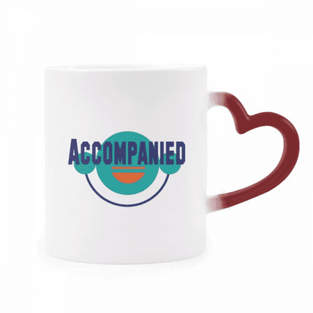 

Love Lovers Eternal Companionship Heat Sensitive Mug Red Color Changing Stoneware Cup