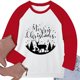 thumbnail image 4 of Tops de mujer Moda Árbol de Navidad Impreso Manga larga Sudadera Costura Blusa Camisa Pompotops gfhjh10759, 4 of 5