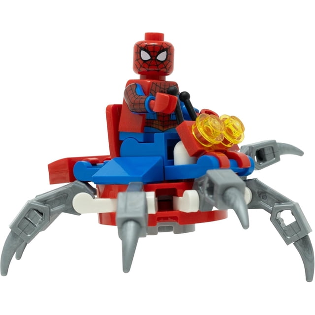 LEGO Superheroes: Spiderman Minifigure with Spider-Crawler - Ages 6+