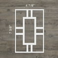 thumbnail image 2 of Ekena Millwork 4 7/8"W x 7 3/8"H x 3/8"T Extra Small Hastings Decorative Fretwork Wall Panels in Architectural Grade PVC, 2 of 10