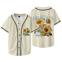 Jay Wheeler Botanical Baseball Jacket Tee Girasoles Album Merch Unisex V-neck Short Sleeve T-Shirts