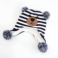thumbnail image 4 of TELOLY Baby Beanie,Winter Ready Toddler Girl Winter Hat,Snug Baby Cozy Baby Hat,Blue,S, 4 of 5