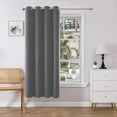 thumbnail image 1 of Cortina Blackout Joydeco para puerta, 183 cm de largo, privacidad, color gris claro, 1 of 6