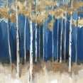 thumbnail image 3 of Isabelle Z 15x15 Black Modern Framed Museum Art Print Titled - Midnight Indigo, 3 of 5