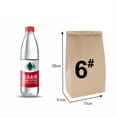 thumbnail image 1 of Bolsa de papel Kraft marrón de 10/30/50/100 piezas, bolsa para alimentos, verduras, compras, dulces, fiambrera, galleta, pan, 1 of 5