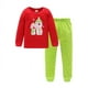 thumbnail image 4 of Pijamas de Navidad para bebés y niñas, conjunto de pijamas de Navidad de Papá Noel, ropa de dormir de algodón para niños pequeños, ropa de dormir de Año Nuevo para niños, conjunto informal, 4 of 4