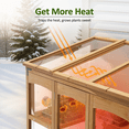 thumbnail image 4 of MCombo Wood Walk-In Outdoor Greenhouse, 57.9" x 28.5" x 73.4", 4 of 9