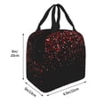 thumbnail image 4 of Kdxio Rose Gold Glitter1 Print Insulated Lunch Bag,Reusable Tote Lunch Box for Women Men,Leakproof Cooler Lunch Bags for Work Office Travel Picnic, 4 of 6