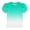 Mint Green, variant on Girls T Shirts Short Sleeve Color Block Loose Casual Trendy Tee Summer Vacation Going out Kids Tops Scoop Neck Blouses