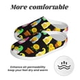thumbnail image 6 of Goofa Gnomes With Sunflowers Print Womens Mens Cotton Lightweight House Slippers , Washable Home Slippers,Indoor Comfy Bedroom Cozy Slippers-46/47, 6 of 7