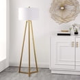 thumbnail image 5 of SAFAVIEH Deisa 64 in. Mid-Century Floor Lamp, Gold, 5 of 6