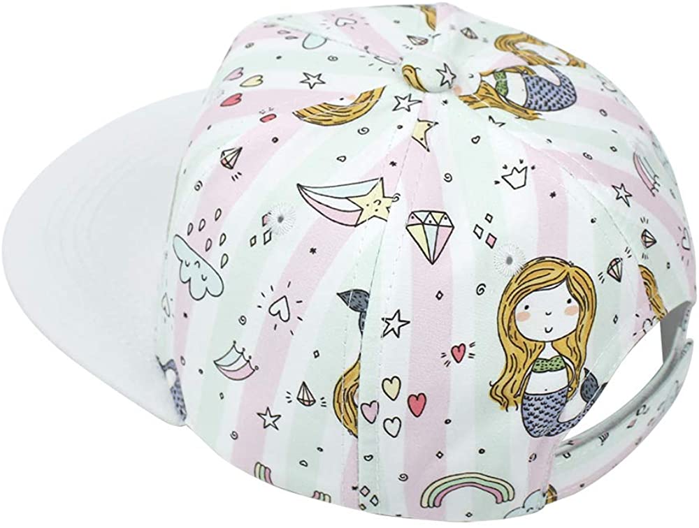 Kids Baby Adjustable Snapback Hats Flat 