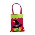thumbnail image 2 of sruoe Halloween Treat Bags, Candy Bags, Candy Bucket, Goodie Bags, Halloween Candy Bags for Kids, Spooky Pumpkin Tote Bag, Halloween Decoration, Reusable Candy Snack Bags, Party Gift Favors Decor, 2 of 6