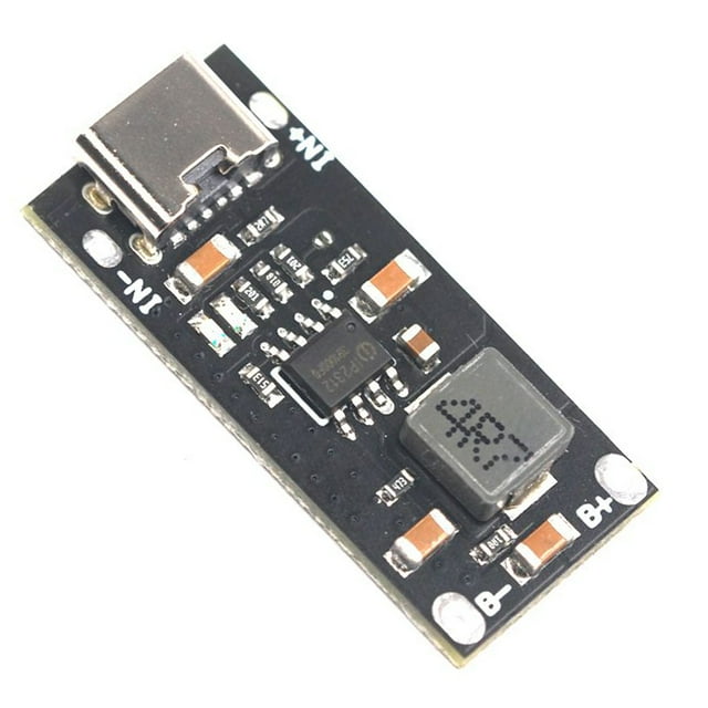 Componente electrónico Módulo de placa de carga rápida de batería de litio ternaria de polímero IP2312 USB tipo C 3A