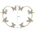thumbnail image 3 of Crawler Earrings Rhinestone Butterfly - Fashion Climber Earrings Ear Cuff Wrap, 3 of 10