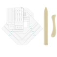 thumbnail image 1 of Juego de guías para hacer sobres BAOFALI, 19 piezas, manualidades en papel, 1 of 9