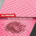 thumbnail image 6 of Car Rubber Cargo Floor Mat Motor Trend Pink Premium Heavy Duty Trimmable Liner, 6 of 8