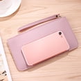 thumbnail image 3 of Woman Soft Face Double Wallet Large Capacity Coin Purse Student Clutch Bag, 3 of 8