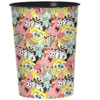 Amscan SpongeBob SquarePants 'All The Faces' 16oz Reusable Keepsake Cups (2ct)