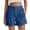 Dark Blue, variant on Women's Summer Denim Shorts Baggy High Waisted Button Front Flowy Short Pant Casual Wide Leg Jean Short