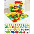 thumbnail image 2 of Race Run DIY Small Block Compatible City Building Blocks Funnel Slide, 2 of 6