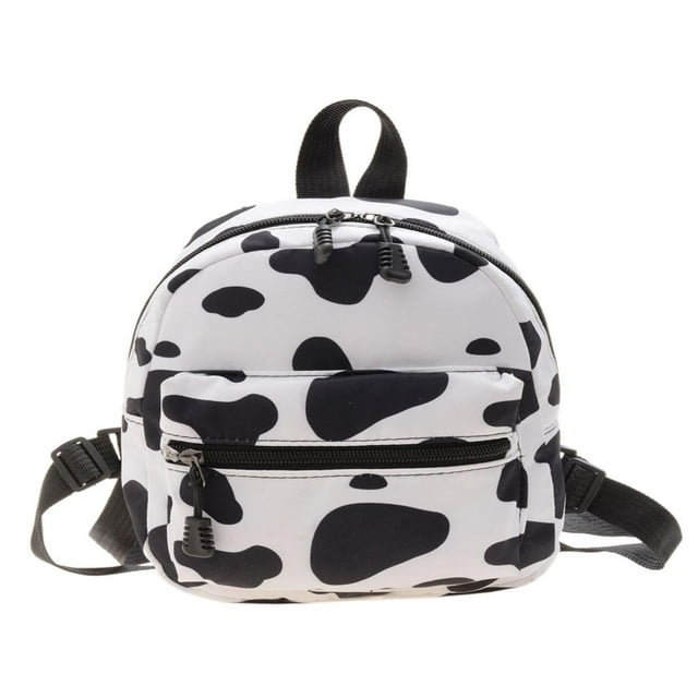 Women Retro Animal Pattern Printing Handbags Rucksack Casual Ladies Knapsacks
