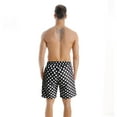 thumbnail image 3 of Men/Boys Polka Dot/ Plant Print Swimming Trunks with Drawstring, 3 of 5