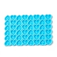 thumbnail image 2 of 5 pc DIY Heart Pendants Silicone Molds Resin Casting Molds For UV Resin Epoxy Resin Craft Making Alphabet Constellation Number Deep Sky Blue 85x56x3mm Hole: 1mm Inner Diameter: 10x7mm, 2 of 4