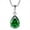 05-emerald-May, variant on PYNZY Teardrop Necklace for Women 925 Sterling Silver Solitaire Pendant 7x10mm Pear Cut Green Emerald May Birthstone Jewelry as Gift