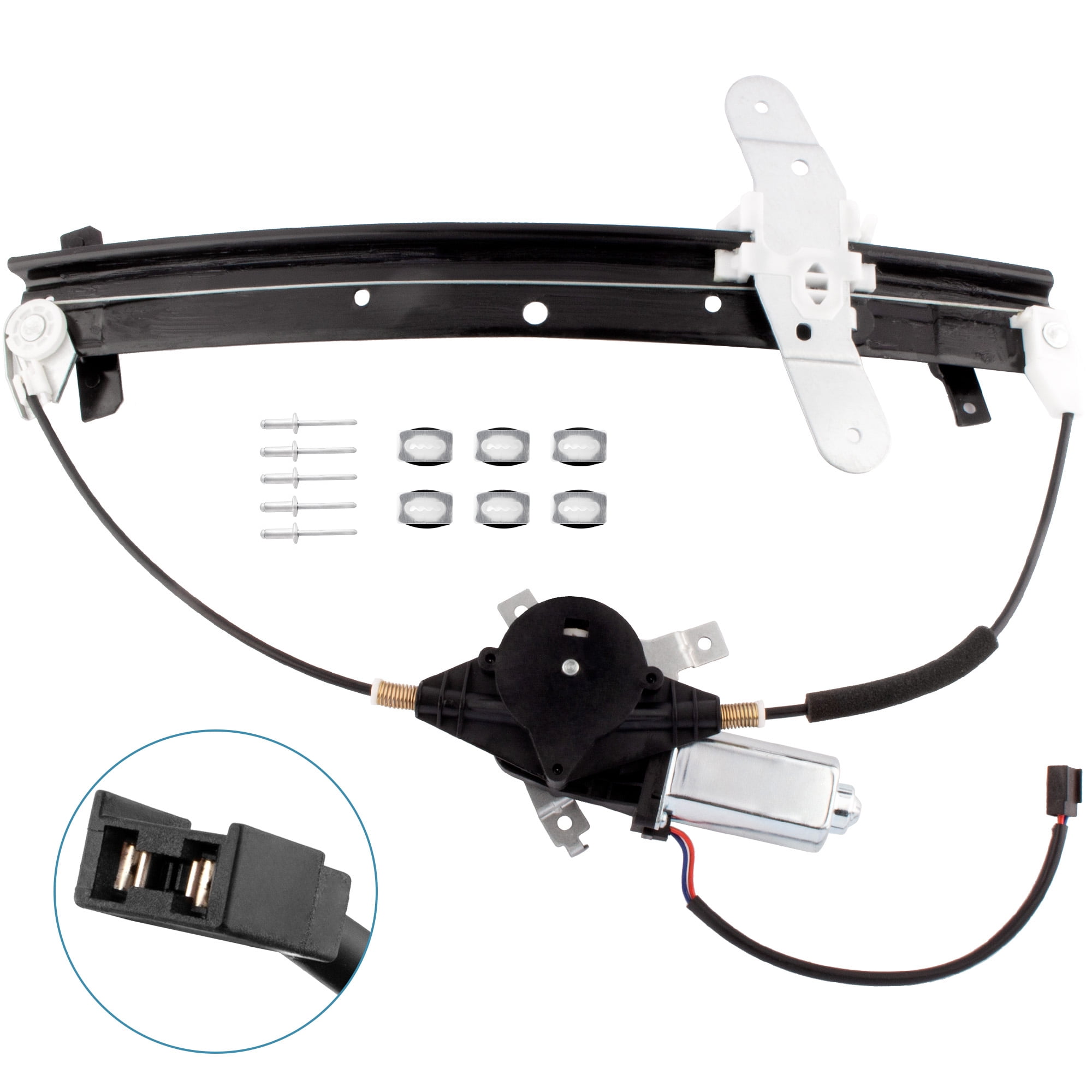 2003-2004 Mercury Marauder Front Left Driver Side 741-664 Power Window Regulator and Motor Assembly for 1992-2011 Crown Victoria 1992-2011 Mercury Grand Marquis 2003-2004 Mercury Marauder Front Left Driver Side 741-664 Power Window Regulator and Motor Assembly for 1992-2011 Crown Victoria 1992-2011 Mercury Grand Marquis