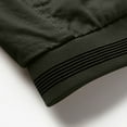 thumbnail image 4 of Fesfesfes Jacket for Men's Solid Long Sleeve Coat Zipper Pocket Stand Collar Hooded Jacket, 4 of 7