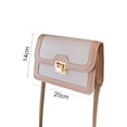 thumbnail image 2 of Adecuado para viajes diarios y citas bolso de PU bolso de mensajero simple de moda, 2 of 5