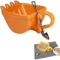 thumbnail image 1 of Juego de regalos de tazas de café, tazas de porcelana con alfabeto con almohadilla más cálida, tapa de cerámica, 1 of 5
