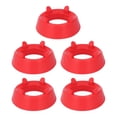 thumbnail image 1 of 5Pcs Plastic Ball Holder , Round Ball Display Stand for Football Basketball Volleyball, 1 of 8