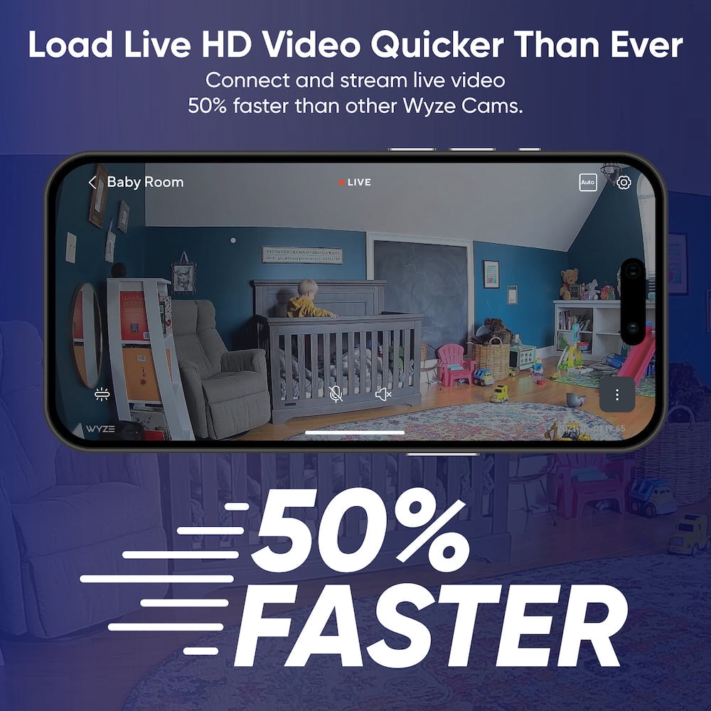 WYZE Security Camera Outdoor, Cam OG 1080p HD Camera for Hom