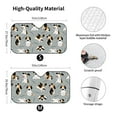 thumbnail image 3 of Bingfone Funny Beagle Active Dog Car Windshield Sun Shade Protector Keep Your Vehicle Cool Sun Shield Visor Cover Foldable For Car Truck Suv-Small, 3 of 9