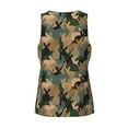 thumbnail image 5 of Gaeub Camouflage Rabbit Men's Athletic Tank Top, Workout Sleeveless Shirts, Running Tank Tops for Gym, Running, Training - 4X-Large, 5 of 9