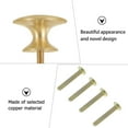 thumbnail image 6 of NICERIO Cabinet Knobs Golden Copper Drawer Pull Handles for Home Use 4Pcs, 6 of 6