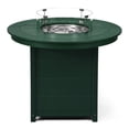 thumbnail image 5 of WestinTrends Helios 47" Modern Outdoor Patio Propane Round Counter Height Fire Pit Table (Rocks Not Included), Dark Green, 5 of 14