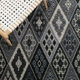 thumbnail image 6 of SAFAVIEH Kilim Leon Striped Cotton Area Rug, Grey/Blue, 5' x 8', 6 of 10