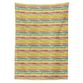 thumbnail image 3 of Ambesonne Colorful Tablecloth Rectangular Table Cover, Brush Marks Design, 60"x84", Multicolor, 3 of 4