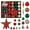 Style 3, variant on 72Pcs Christmas Balls Ornaments, Muti-Size 2.4" 1.6" 1.4" Xmas Hanging Balls Christmas Tree Decorations for New Year Party Home Holiday Decoration, Multi-Styles, Red Green & Brown