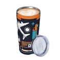 thumbnail image 3 of Kll Creative Transport Stainless Steel Vacuum Insulated Coffee Cup 20 Oz Insulated Travel Mug Water Cup With Leak-Proof Straw Lid & Flip Lid,1 Metal Straws,1 Cleaning Brush, 3 of 8