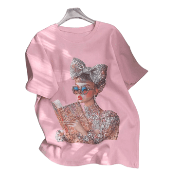 Terry Macc Diva Pink CrystalT-Shirt